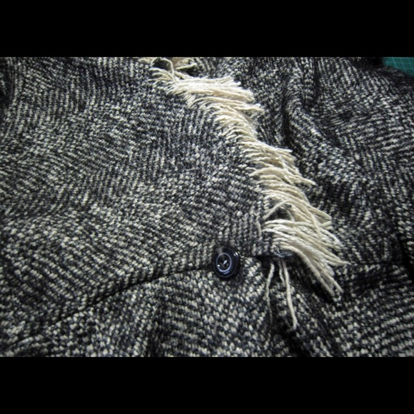 Alexander McQueen Gray Wool And Mohair Coat - Picture 3 of 6